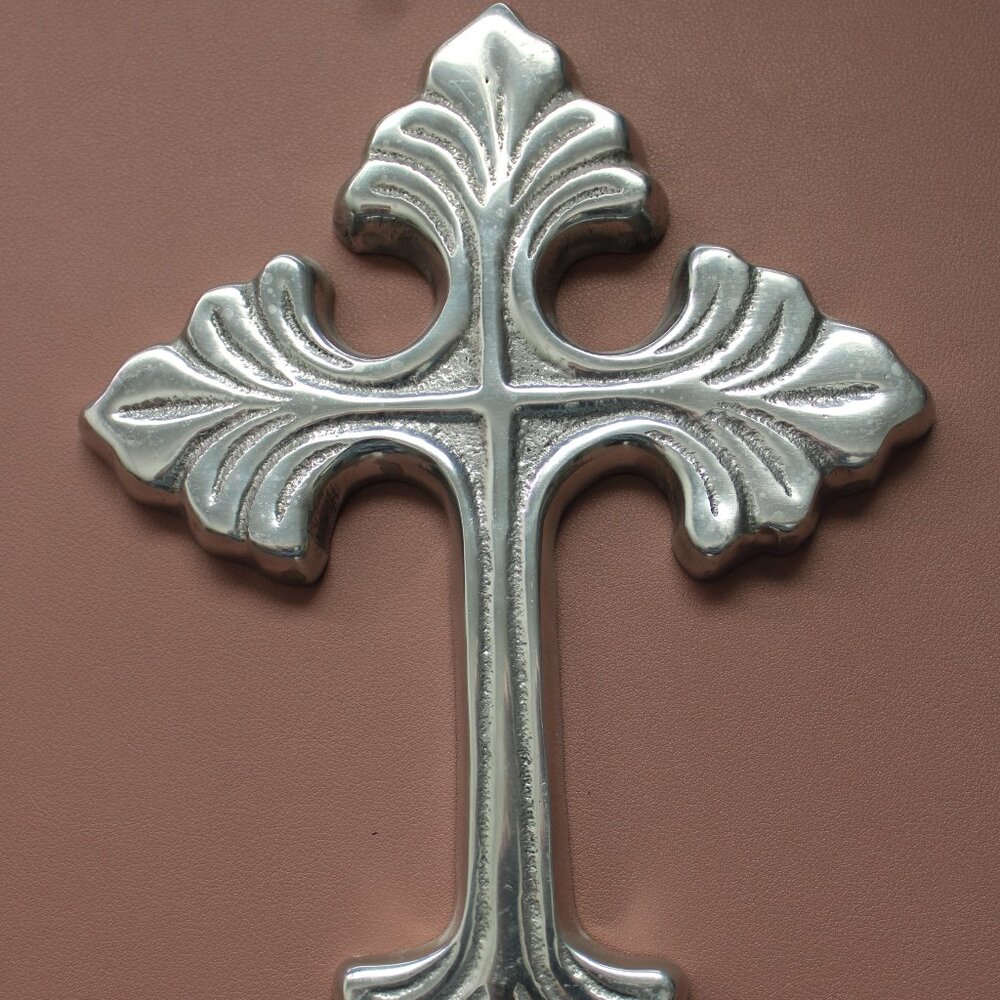 Silver Metal Cross